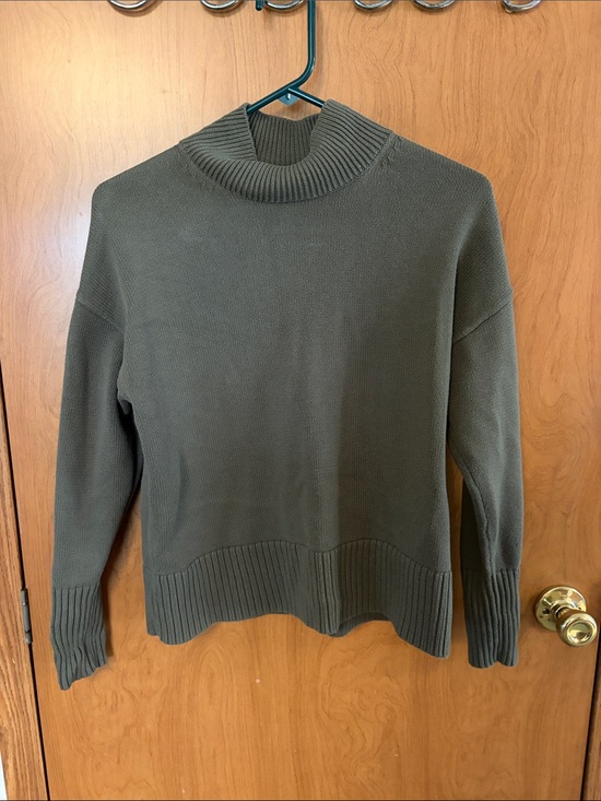 GAP Other - GAP Olive Ribbed Mock Neck Sweater